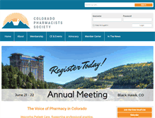 Tablet Screenshot of copharm.org